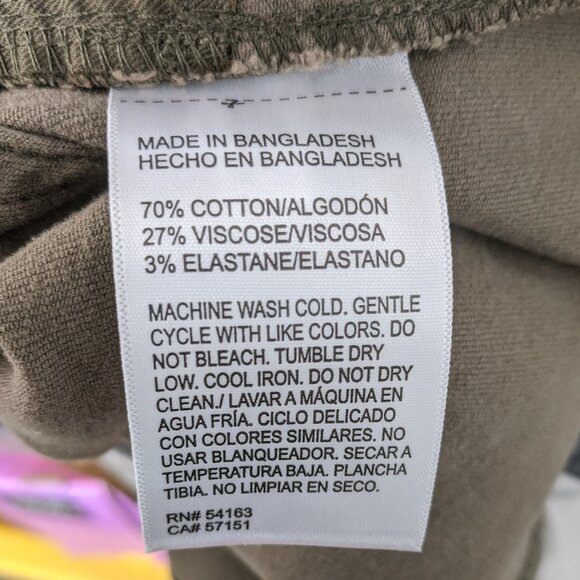 Nautica Jeans Ladies' Pull-On Short ,Nautica® Jeans, Color: Green - Picture 9 of 9